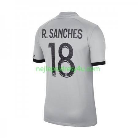 Fotbalový Dres Paris Saint-Germain R.Sanches 18 Venkovní 2022/23